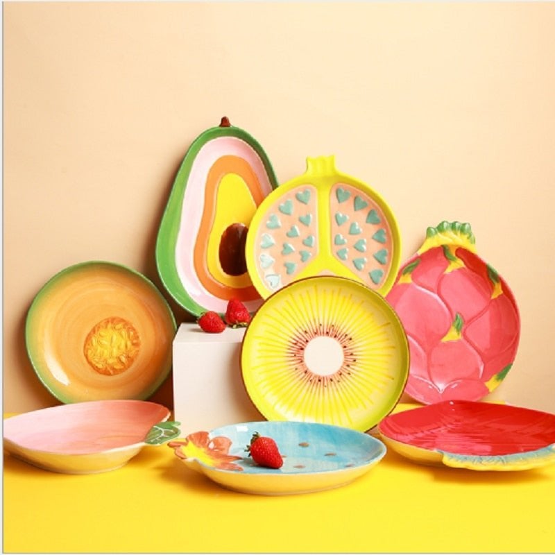 Ceramic Fruit Decorative Plate
