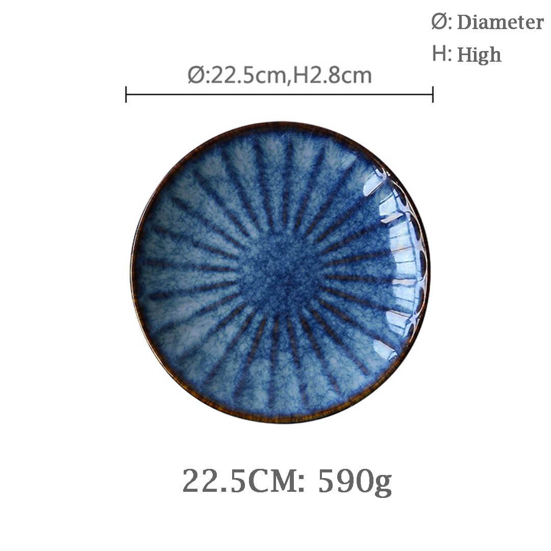 Ceramic Round Western Food Plate - Image 7