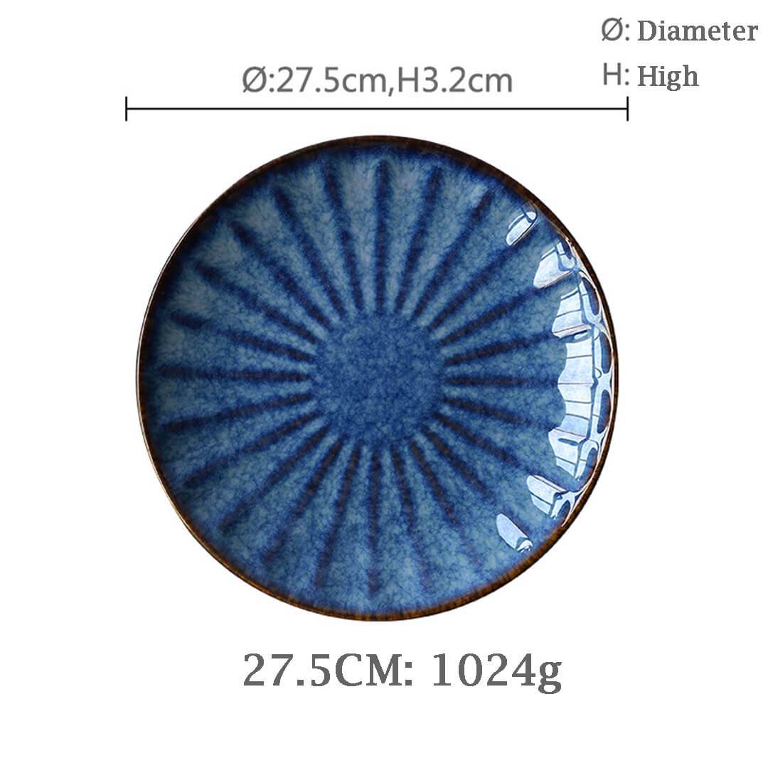 Ceramic Round Western Food Plate - Image 8