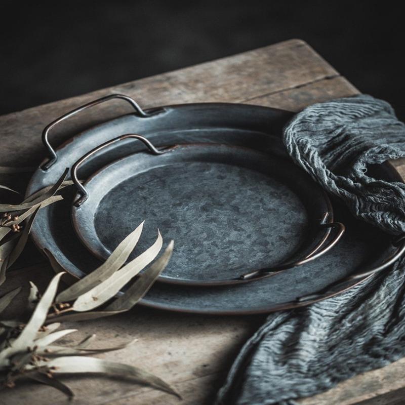 Retro Vintage Metal Plates - Image 4